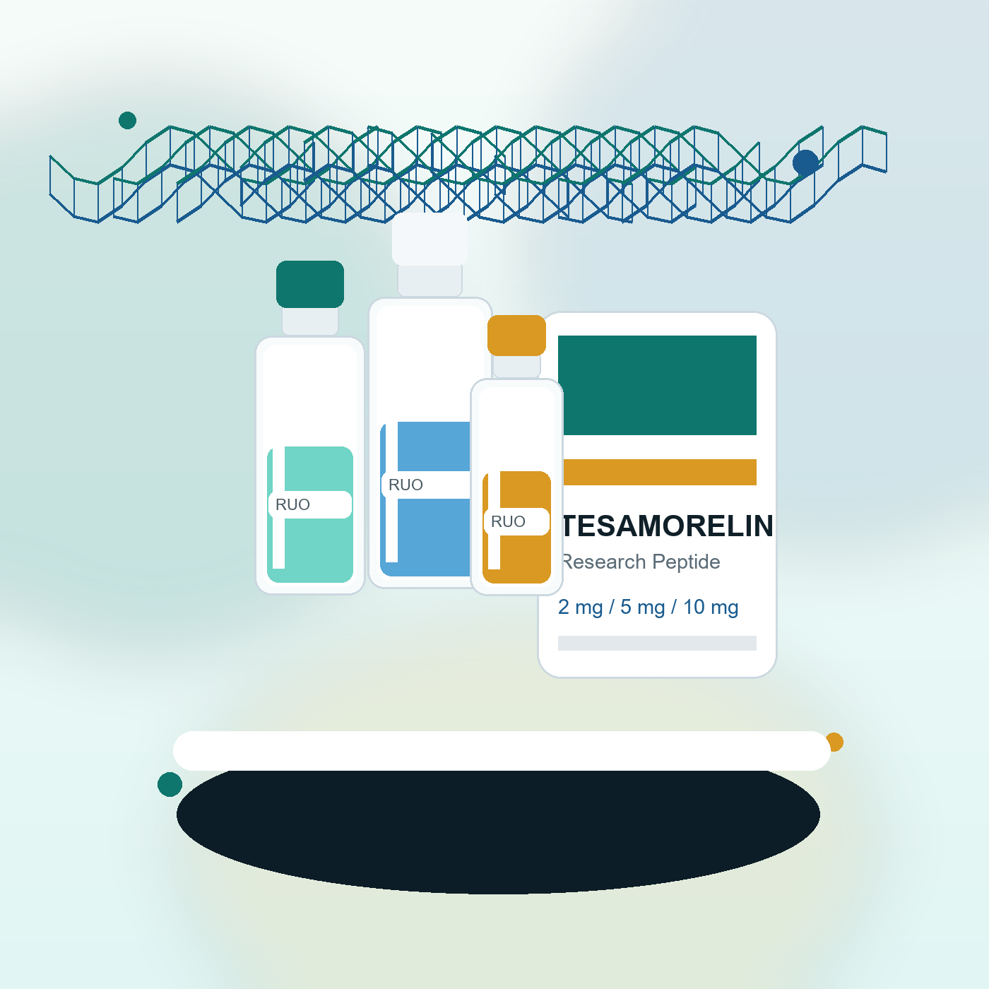 Tesamorelin peptide product visual